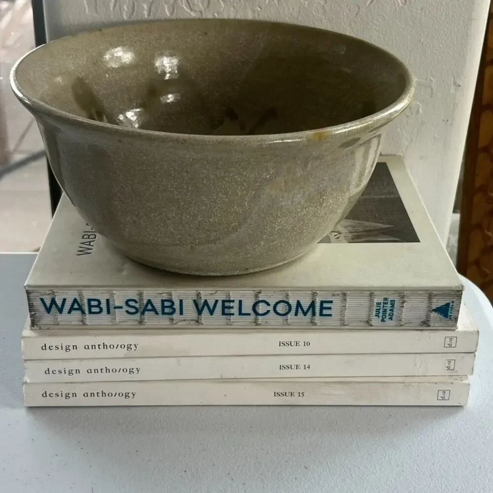 Wingfoot Signed Studio Art Pottery Bowl Glazed 9x4